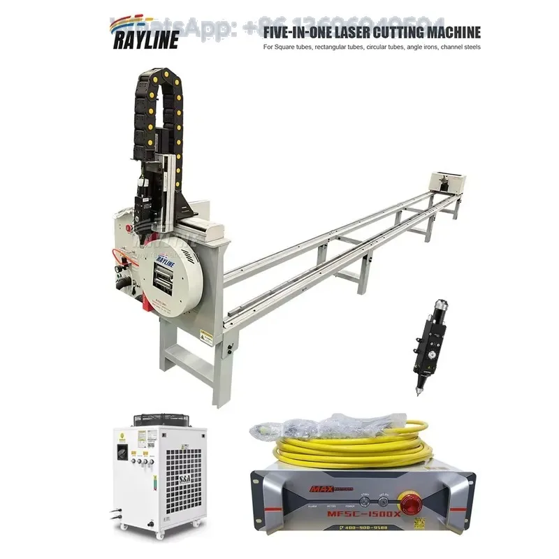 Multi-Function Fiber Tube Cutting Machine – CNC Pipe Cutter for Square, Round Tube, Carbon Steel, Stainless Steel,