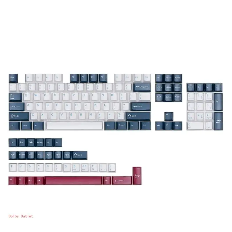 138Keys Two color Keycaps for Mechanical Keyboard Cherry Keycaps