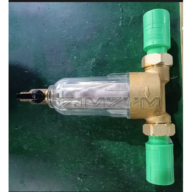 No-clean Reusable Faucets Front Purifier Antibacterial Copper Whole House Pre Sediment Water Filter Home Kitchen Tap Supplies