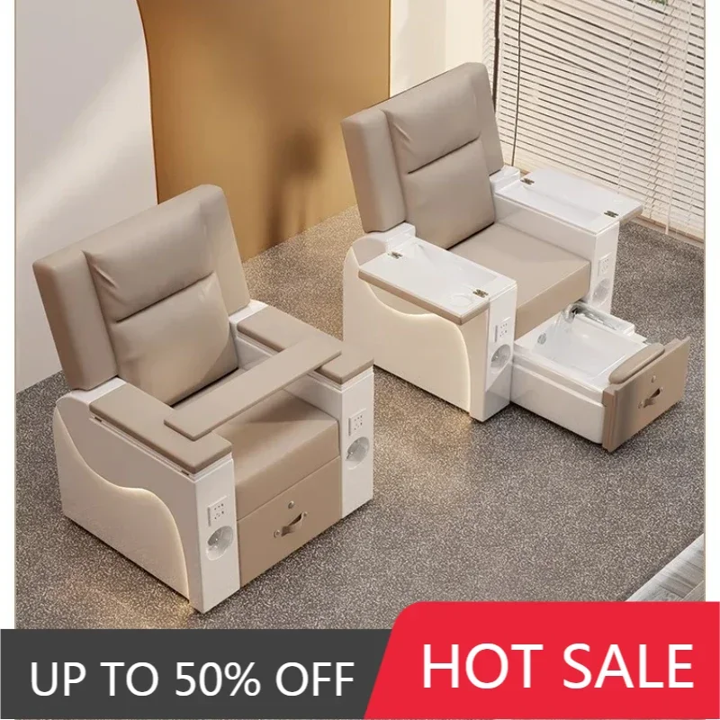 

Pedicure Footrest Chairs Salon Stool Foot Spa Chair Electric Backrest Adjustment Silla Para Manicurista Manicure Pedicure Chair