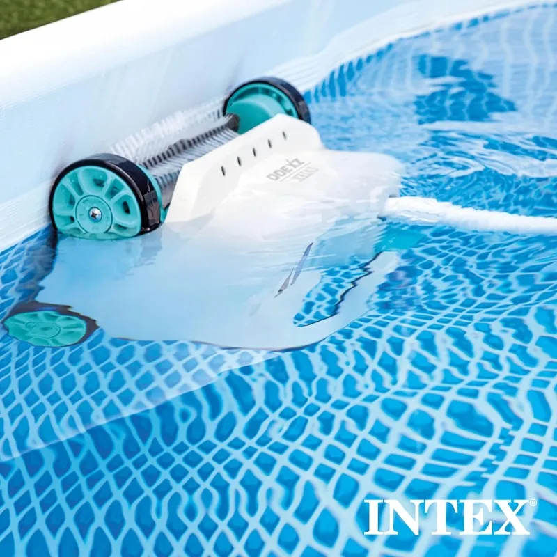 Pressure-Side Above Ground Automatic Pool Cleaner Vacuum  – Removes Debris – Removable Filter Tray – 21ft Tangle Free Hose
