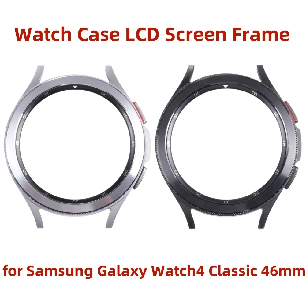 Original Watch Case LCD Screen Frame for Samsung Galaxy Watch 4 Classic 46mm SM-R890 R895 Watch Frame Repair Replacement Part