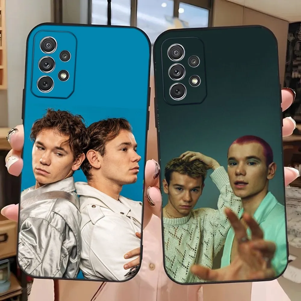 M-Marcus And  Martinus Music  Phone Case For Samsung Galaxy A13,A21s,A22,A31,A32,A52,A53,A71,A80,A91 Soft Black Phone Cover