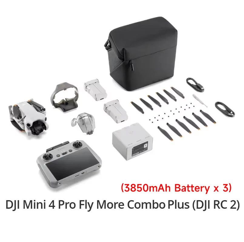 DJI Mini 4 Pro Drone / RC 2 / RC-N2 Combo 4K/60fps HDR Tiro vertical verdadero ActiveTrack 360 °   Marca 100% original