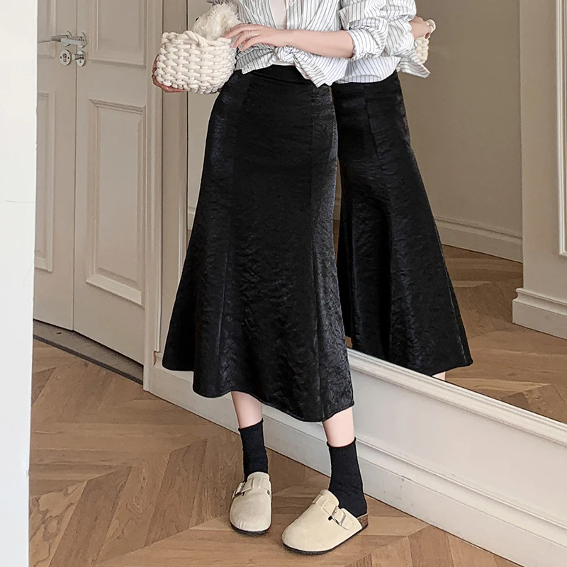 YZJNH 2026 Spring/Summer New Half length Skirt Women Korean Edition Fish Tail Skirt High Waist Hip Wrapping Skirt Women