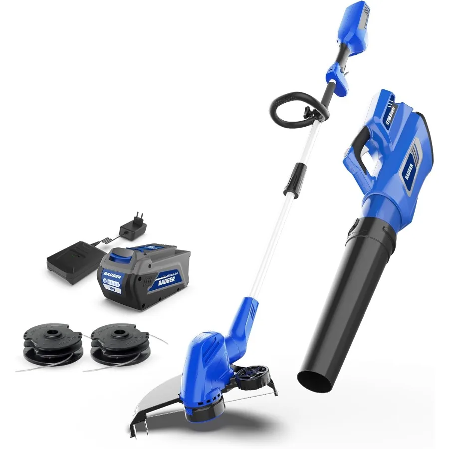 

Электрический набор для обрезки сорняков и листьев, 40 В, с аккумулятором емкостью 2 Ач и зарядным устройством, легкий триммер для струн с рекламой