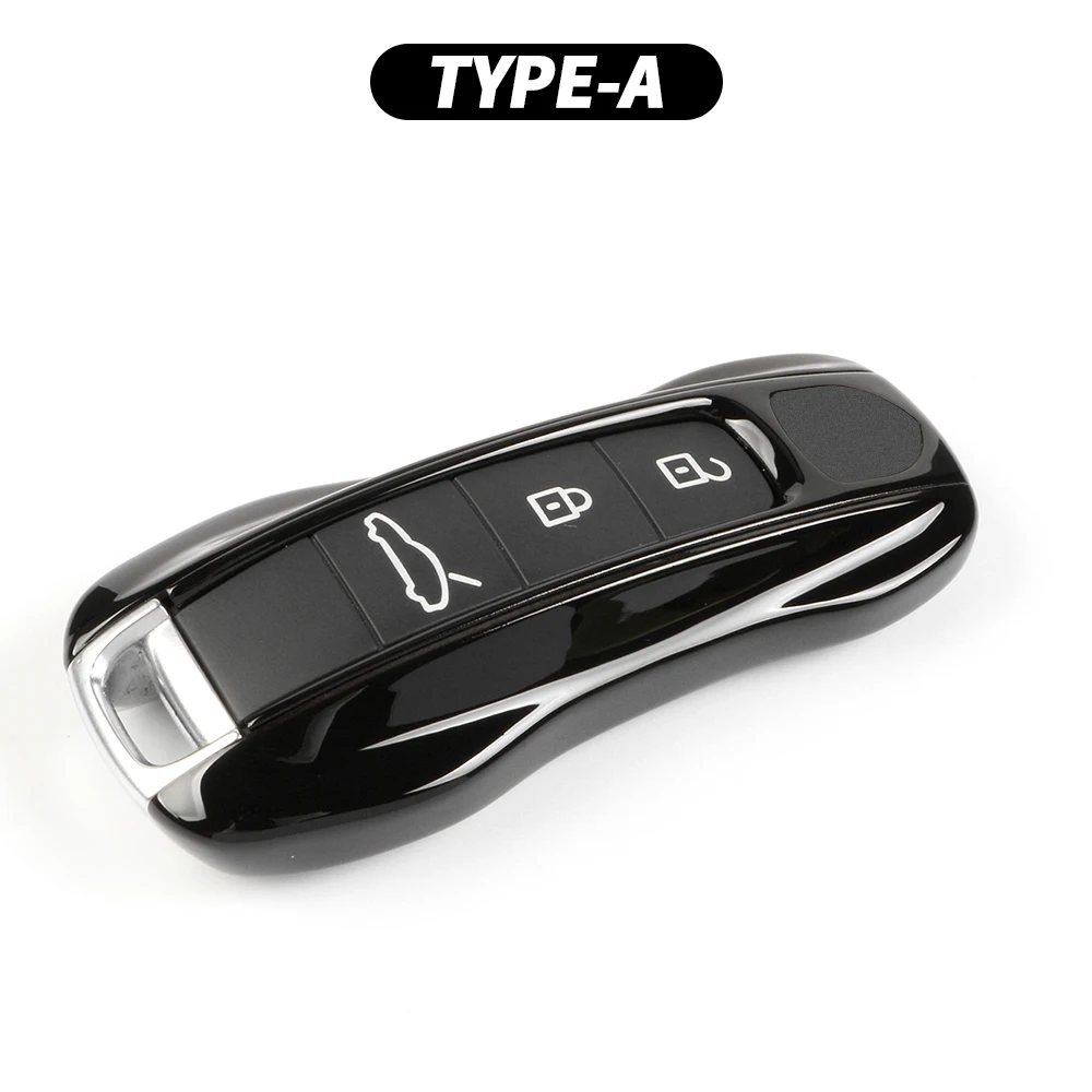 Car Key Case Cover Fob Shell For Porsche Cayenne Macan Cayman Panamera Carrera Boxster 911 970 981 991 781 971 9YA Aaccessories