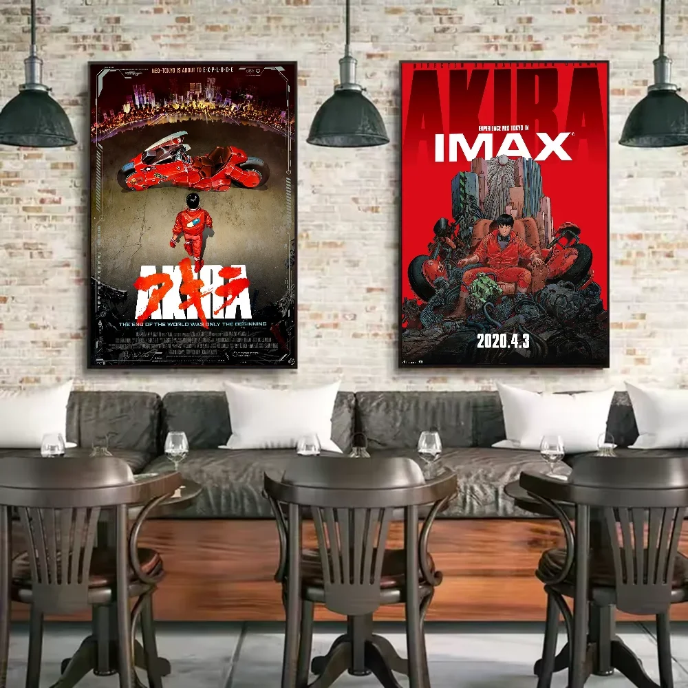 A-Akira 1988 Movie Anime Poster Canvas Painting Modern Home Living Room Bedroom Bar Aesthetic Decoration Wall Art Gift