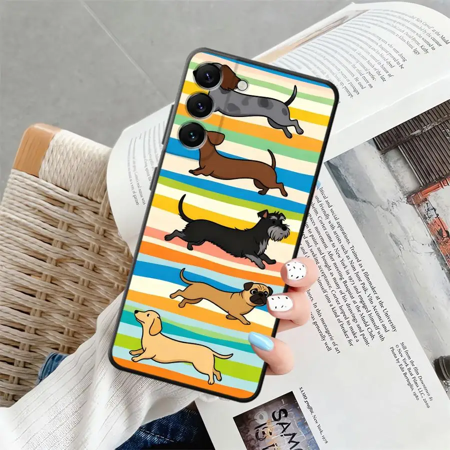 Cartoon Cute Dog Case for Samsung Galaxy A37 A25 A16 A55 A73 A51 A52 A36 A05 A23 A53 A17 A57 A15 A06 Phone Cover A50 A41 A12 A70
