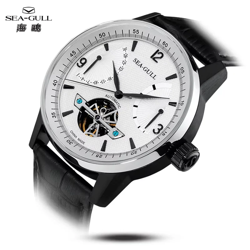 Seagull Tourbillon Men Watch Auto Mechanical Watch Sapphire Crystal Luxury Formal Wristwatch Reloj Hombre Automático 1327