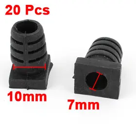 20pcs 19x10x7mm 10# Cable Gland Connector Rubber Strain Relief Cord Boot Protector Wire Cable Sleeve Hose for Power Tool