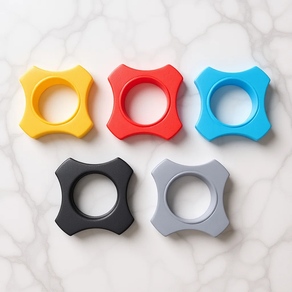 5Pcs Silicone Microphone Ring Anti Slip Protector with Hexagonal Design for Secure Grip on Desk for Ktv Live Show and Conference