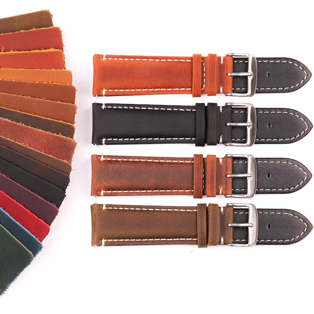 Genuine Matte Calfskin Leather - огляд і ціна Leather Strap Quick Release