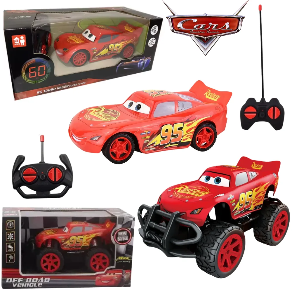 2026 NOWY Disney Pixar Auta 3 Elektryczny Samochód Zabawka Zygzak McQueen Channel 4 Terenowy Samochód Zdalnie Sterowany Model Prezent dla Chłopca Zabawka
