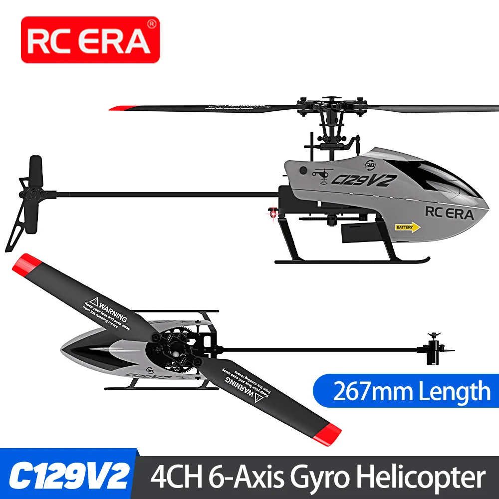 RC ERA C129V2 Helicopter Altitude Control 6-Axis Gyroscope 4CH 15Min Fight 3D Flip Airplane