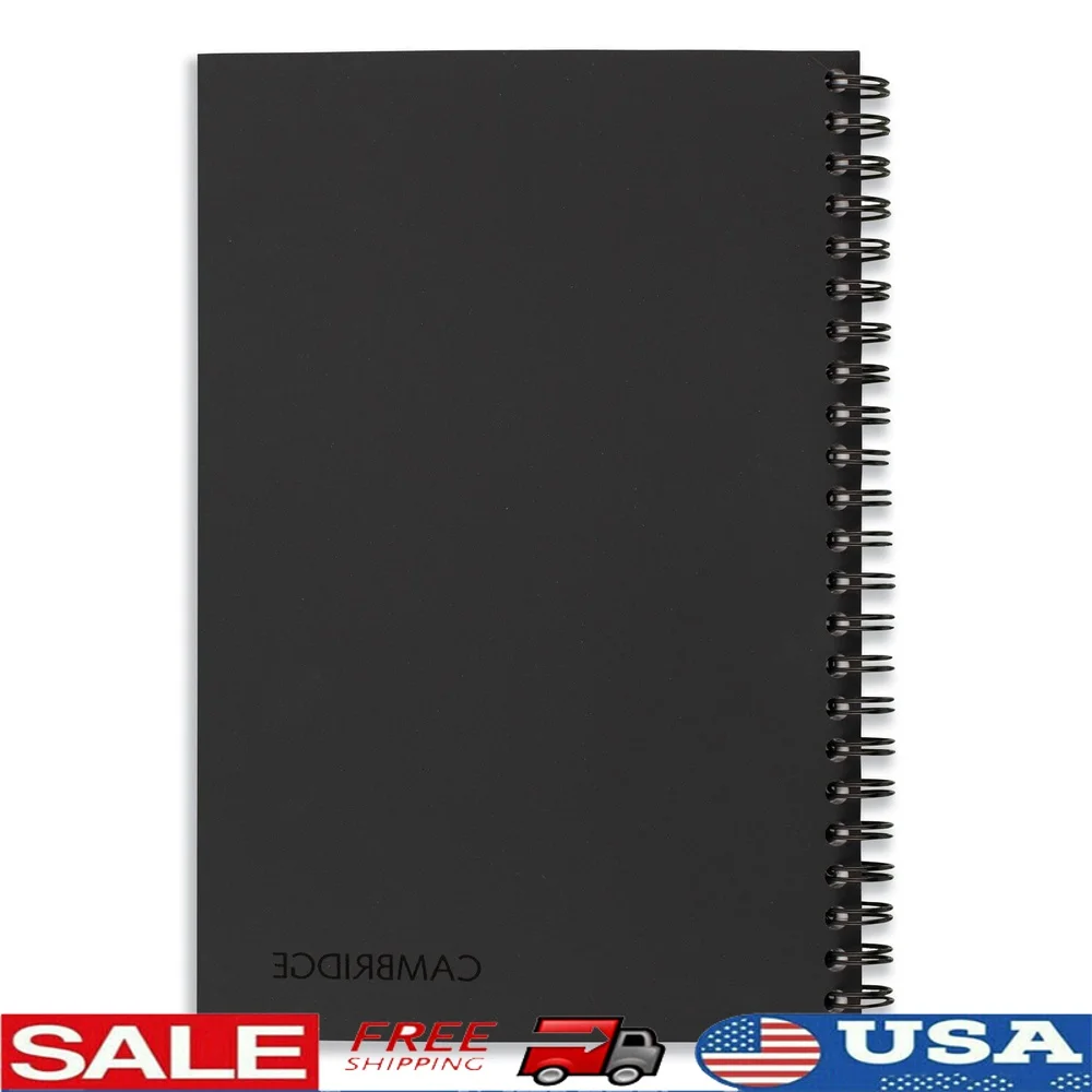 

Business Notebook Wire Bound 80 Sheets Legal Ruled Perforated Pages Date Box Perfect Notes Tasks Meetings