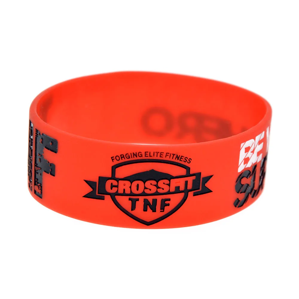 1 PC Crossfit be Your Own Super Hero Silicone Bracelet 1 Inch Wide 3 Colors