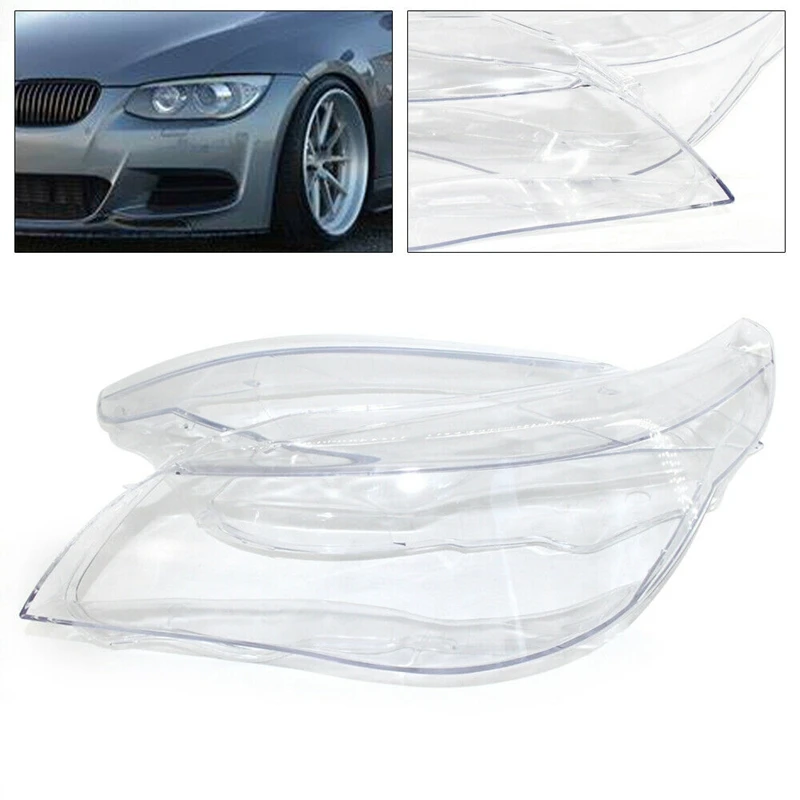 Car Headlight Lens Cover Front For BMW 5 Series E60/E61 03 -10