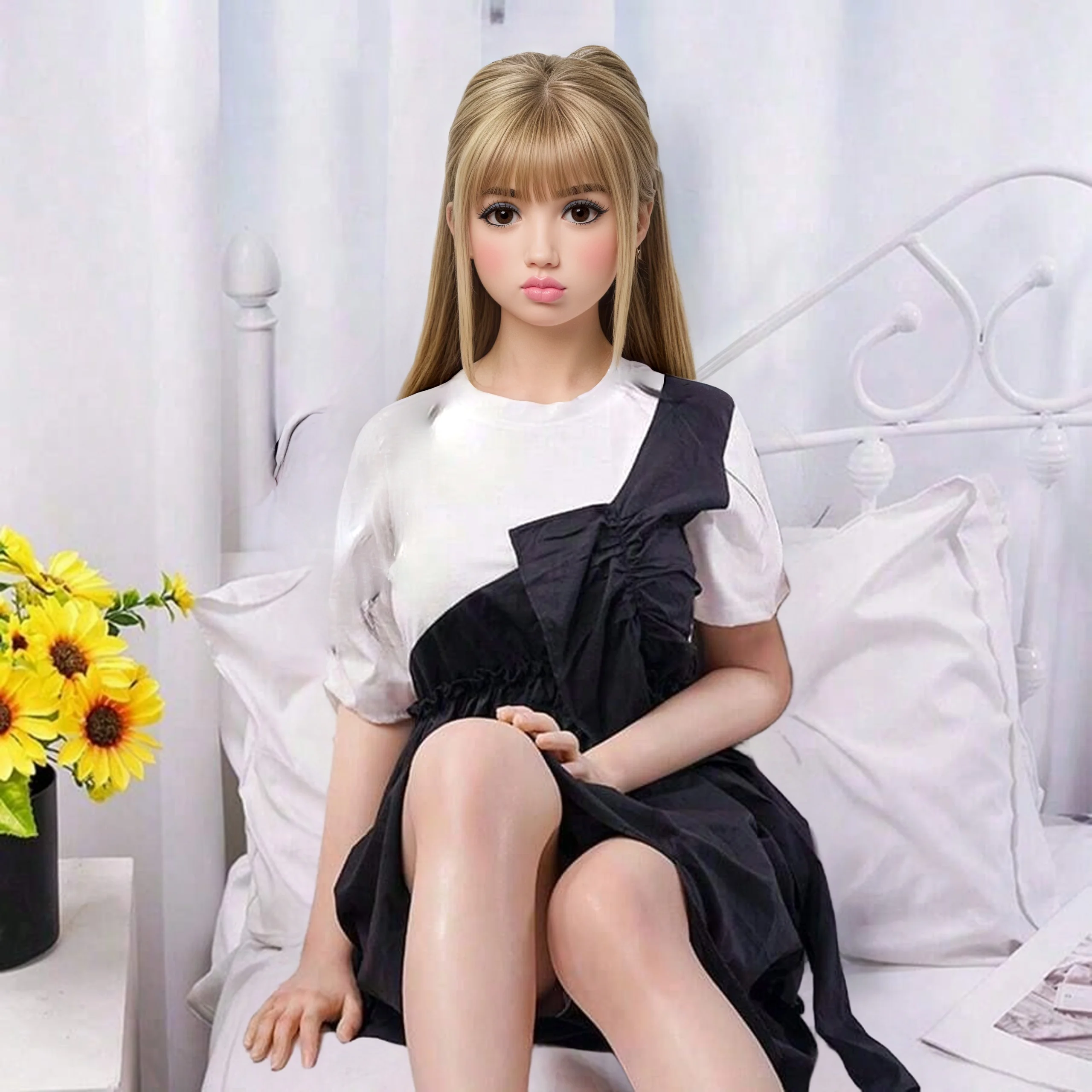 ตุ๊กตายาง TPE ขนาด 40 นิ้ว น่ารัก ตัวเล็ก โครงสร้างแข็งแรง ท่าทางหลากหลาย แต่งหน้าอย่างประณีต ผิวเนียนละเอียด เหมาะสำหรับผู้ชาย