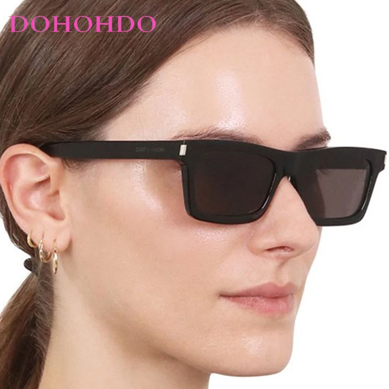 Fashion Trendy Designer Luxury Brand Small Square Women Man Sunglasses Driving Cycling Travel Eyewear UV400 Gafas De Sol Hombre