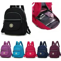 Moda donna zaino in tessuto Oxford Mini borsa a tracolla borsa zaino piccolo zaino a tracolla borsa da viaggio all'aperto