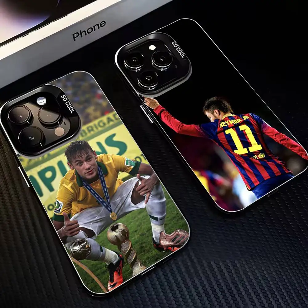 

Football For N-NeYmAr Phone Case For iPhone17,16,15,14,13,12,11 Plus,Pro Max Black Matte Shockproof Cover