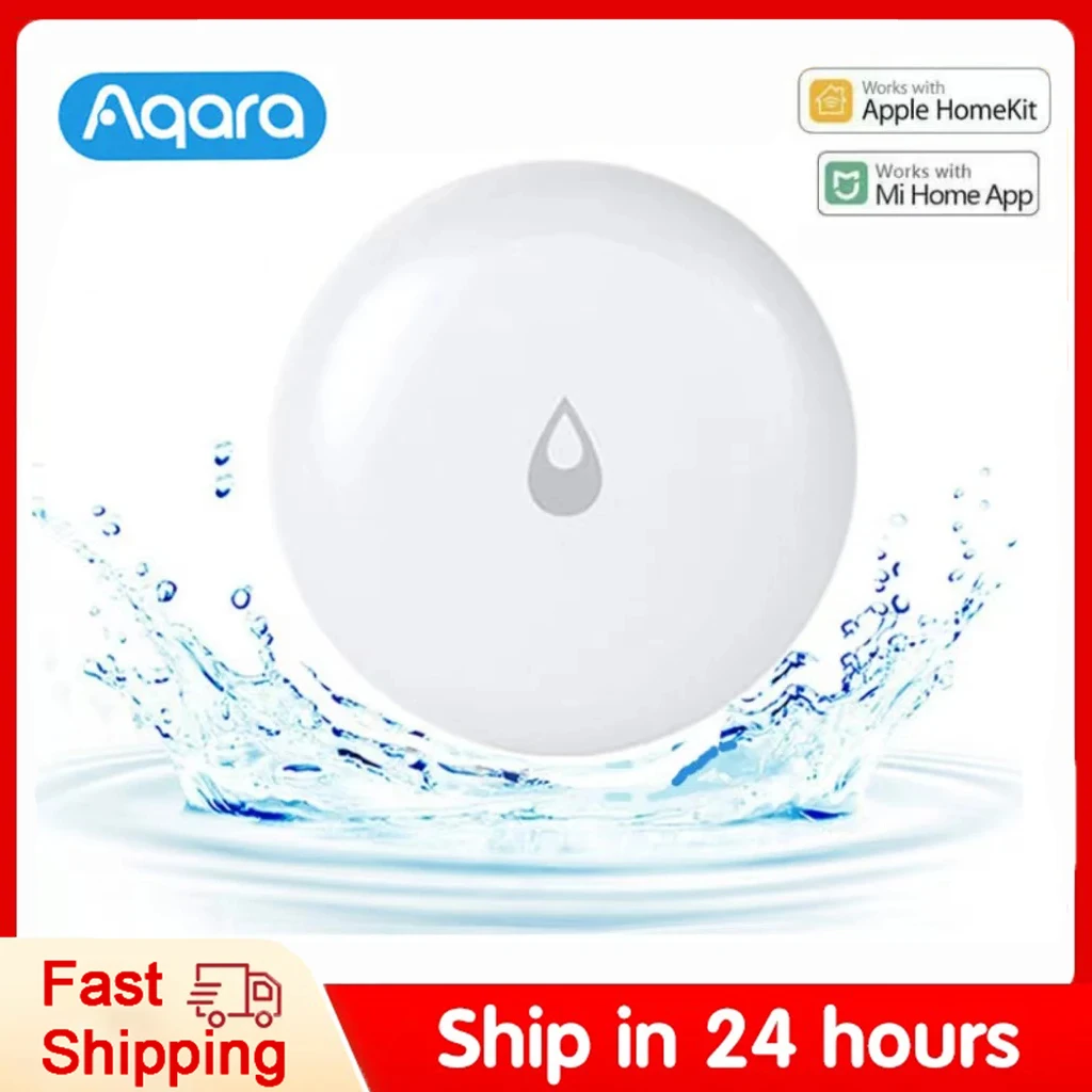 Aqara Water Immersing Sensor Zigbee Flood Water Leak Detector Smart Home Alarm Security Soaking Sensor For Xiaomi Mijia Homekit