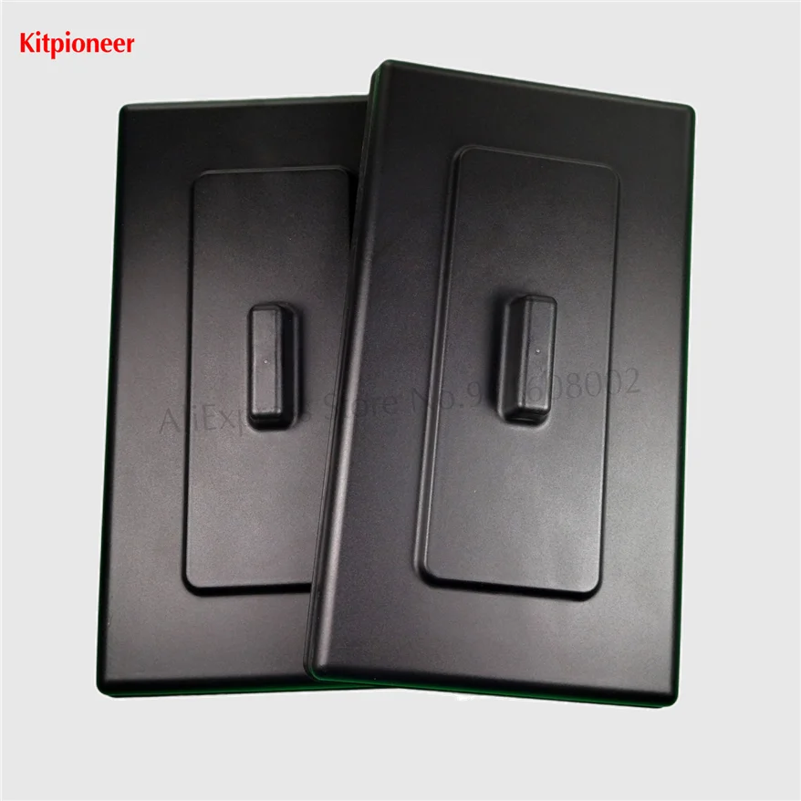 Two Pieces Top Lids Soft Ice Cream Machine Spare Parts Accessories Fittings Black Hopper Covers Size 34*19.5cm