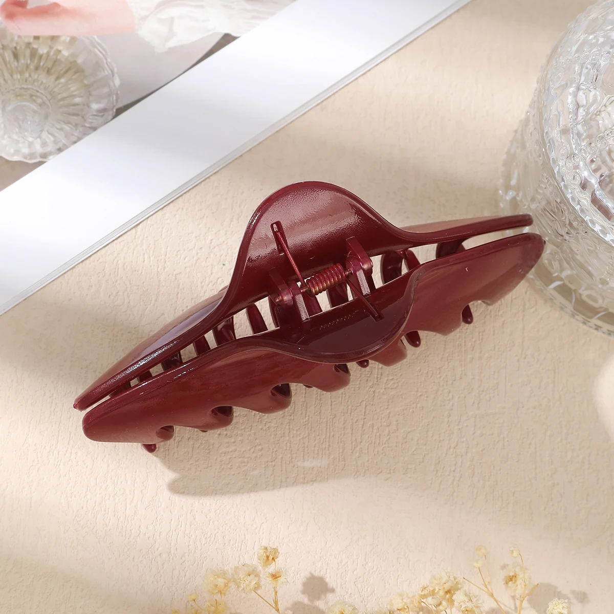 AWAYTR جديد ريترو الكورية مشبك شعر كبير السلطعون مقاطع الشعر القرش كليب دبوس الشعر بسيط موضة إكسسوارات الشعر للفتيات امرأة