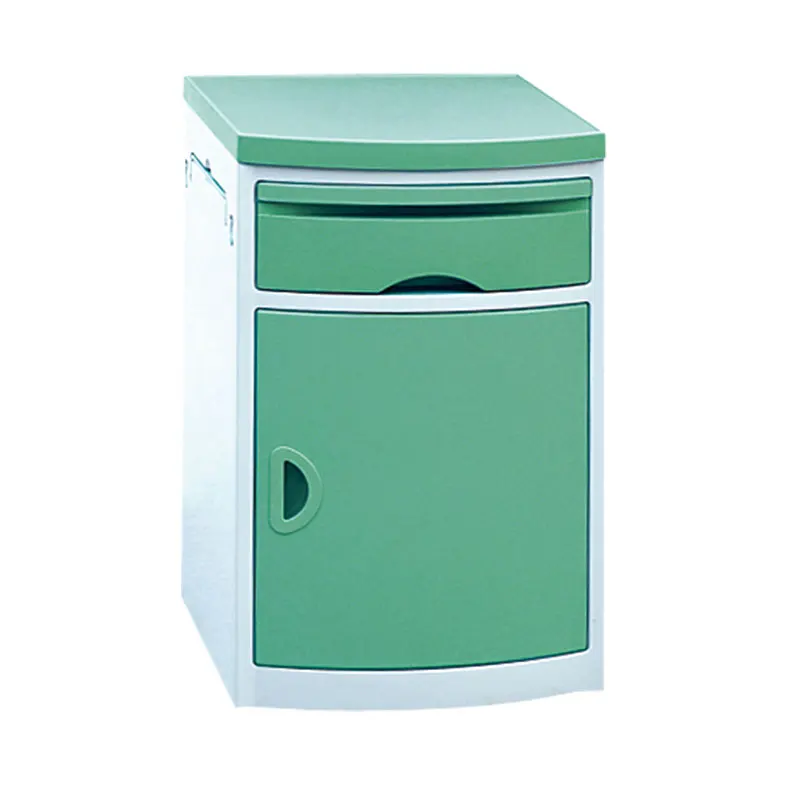 

Hospital Bedside Cabinets ABS Beside Locker Cabinet With Drawer Patient Bedside Cabinet Table