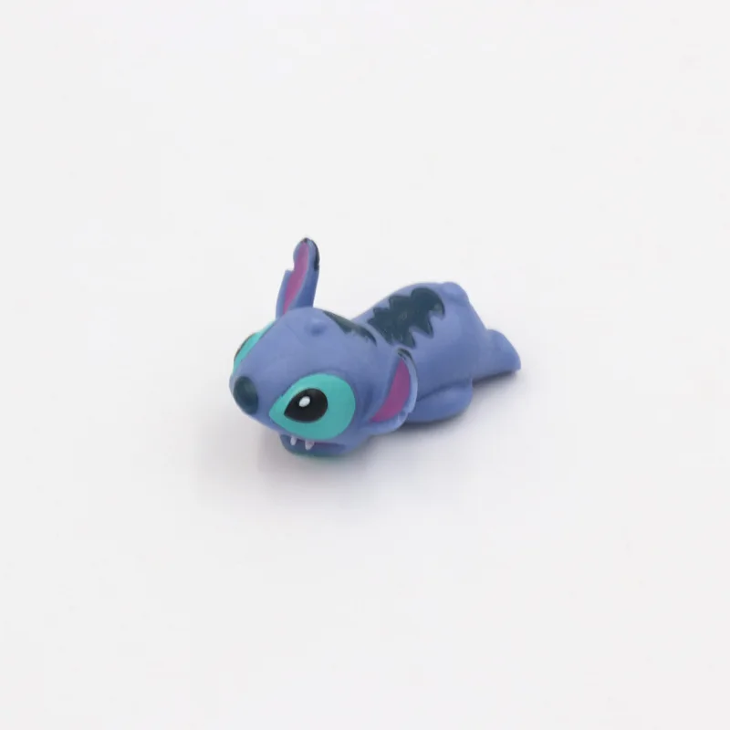 Disney Lilo & Stitch Charger Protective Cover Cartoon Stitch Anime Figures 3D Charger Case for Iphone Data Cable Protective Case