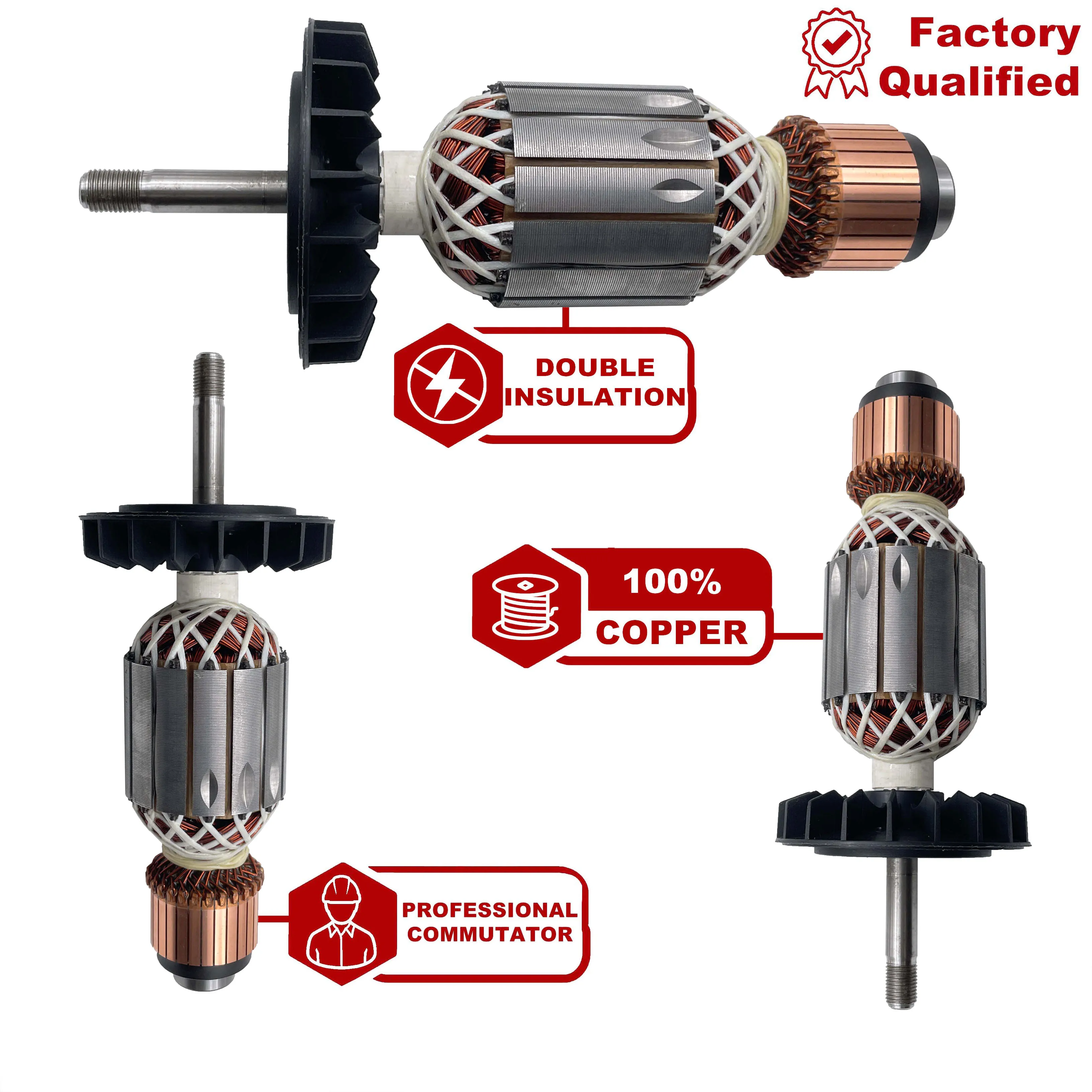 AC 220V 240V GWS20-180 GWS20-230 Armature Rotor Stator Field For BOSCH Angle Grinder Spare Parts Grinder GWS 20-180 GWS 20-230