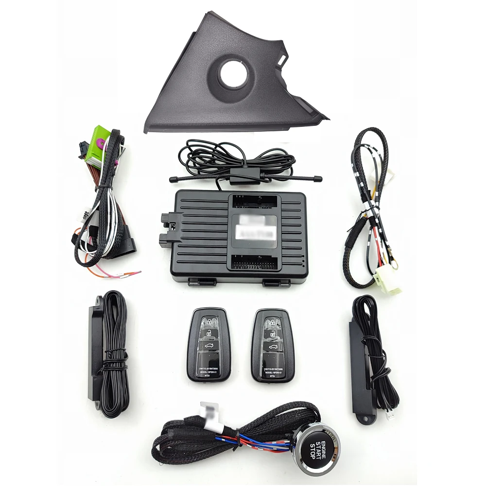 

Бесключевое зажигание для T o y o t a COROLLA 2020-2022, обновление, запуск, остановка, дистанционный запуск, вход без ключа, аксессуары для Plug Play