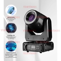 DJ Equipment 150W LED Spot Moving Headlight 3Prism Lyre Beam Gobo Disco Mobile DMX Rotating Stage Light for Wedding Club Party