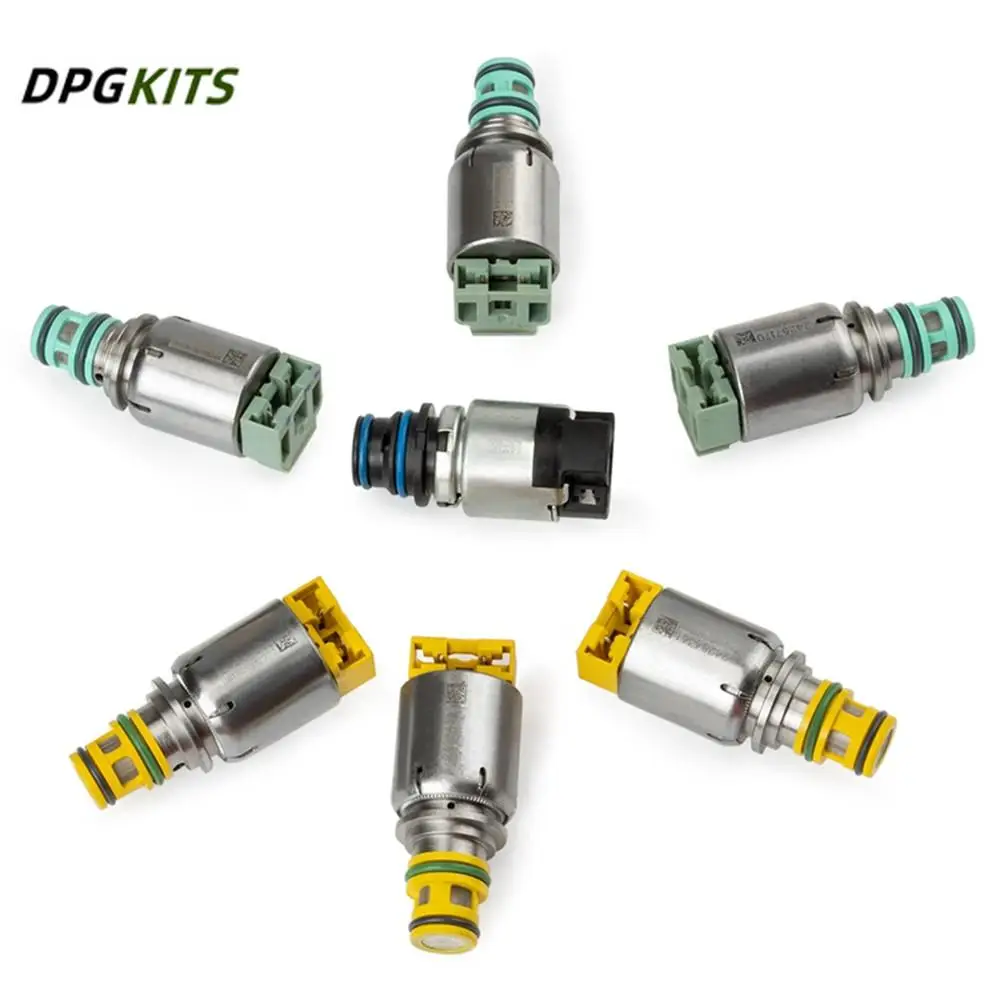 

7Pcs 6T40E 6T40 6T45 6T50 Auto Transmission Solenoid Kit Fit Chevrolet Malibu Cruze Equinox Buick Regal Lacrosse Saab Parts