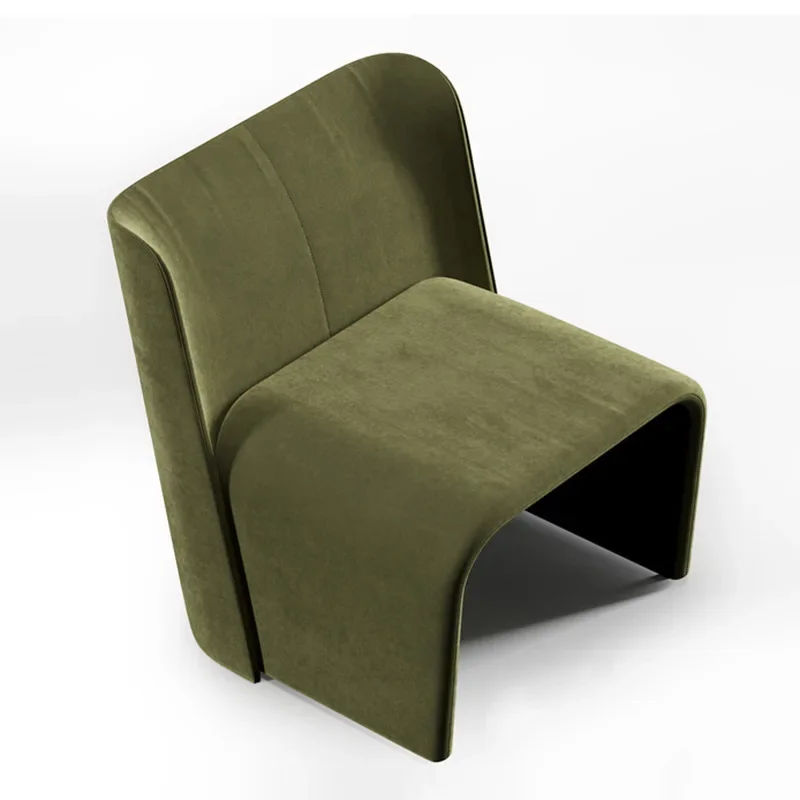 

Single sofa technology cloth technology leather living room designer art model room negotiation chair