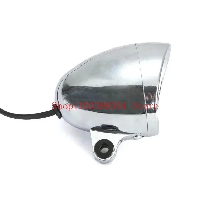 4'' Chrome Motorcycle Bullet Front Headlight Fog Light Lamp