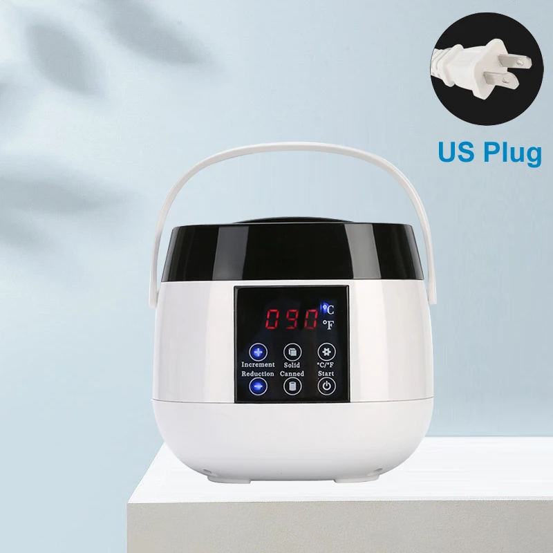 500ml Wax Heater Machine voor Ontharing Wax Smelten Warmer Pot met LCD Temperatuur Display Ontharingscrème Waxen Bonen Heater