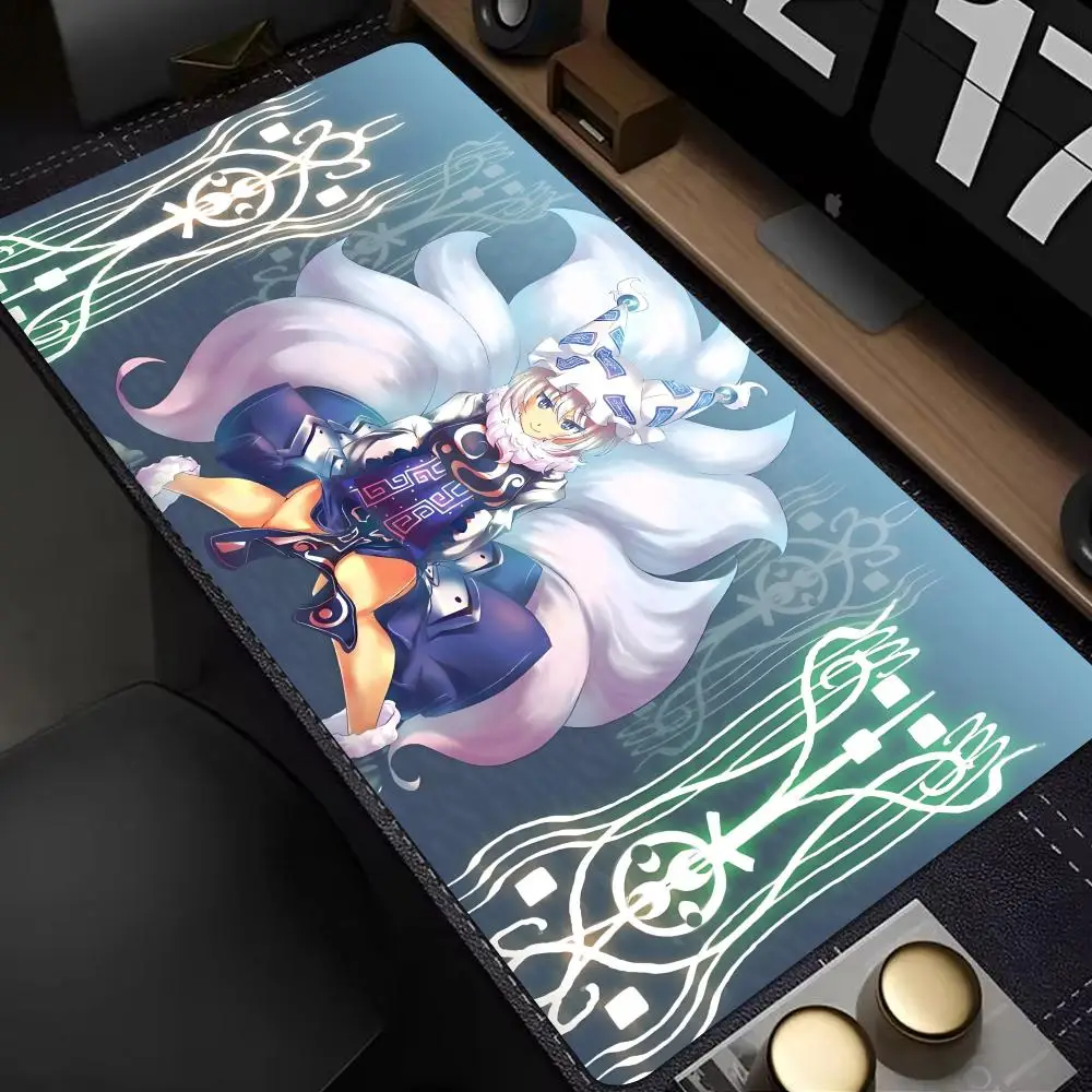 Kitsune Mouse Pad Cute HD Mousepad Pad Extended Gaming Keyboard  LargeMousepad 90x40cm XXL Gamer Mousepad
