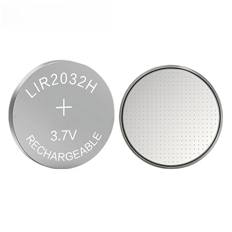 3.7V LIR2032H Rechargeable Button Battery 70mah High Capacity Version of LIR2032 Lithium Cell Coin Batteries Replace CR2032