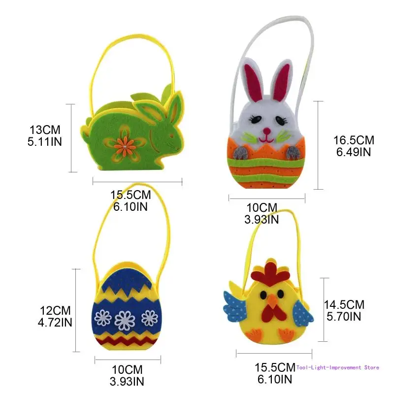 C63E Wear Resistant Candy Egg Organizing Bag Large Capacity Storage Bucket 4x2.5 Inch