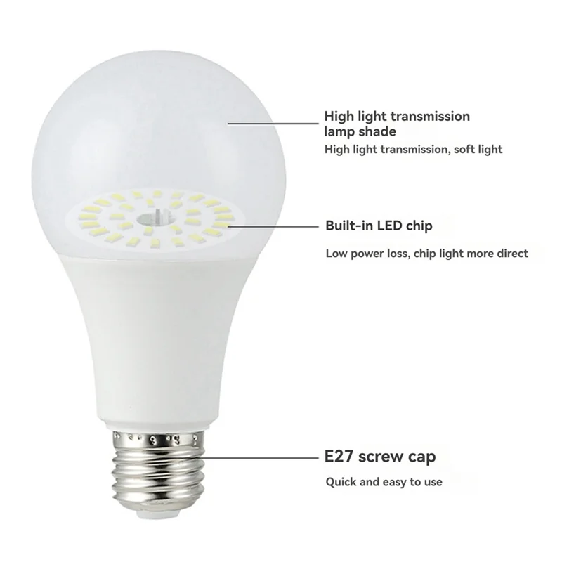 AK25-Led Colorful Light Bulb E27 Screw Bulb Lamp Dimming Remote Control With Memory Atmosphere Bulb