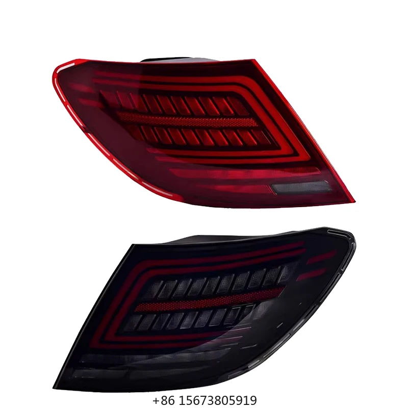 

Задний фонарь для Mercedes-Benz C-Class W204 (2007-2014), C63, C200: Обновленный светодиодный указатель поворота, автомобильные аксессуары, задний фонарь