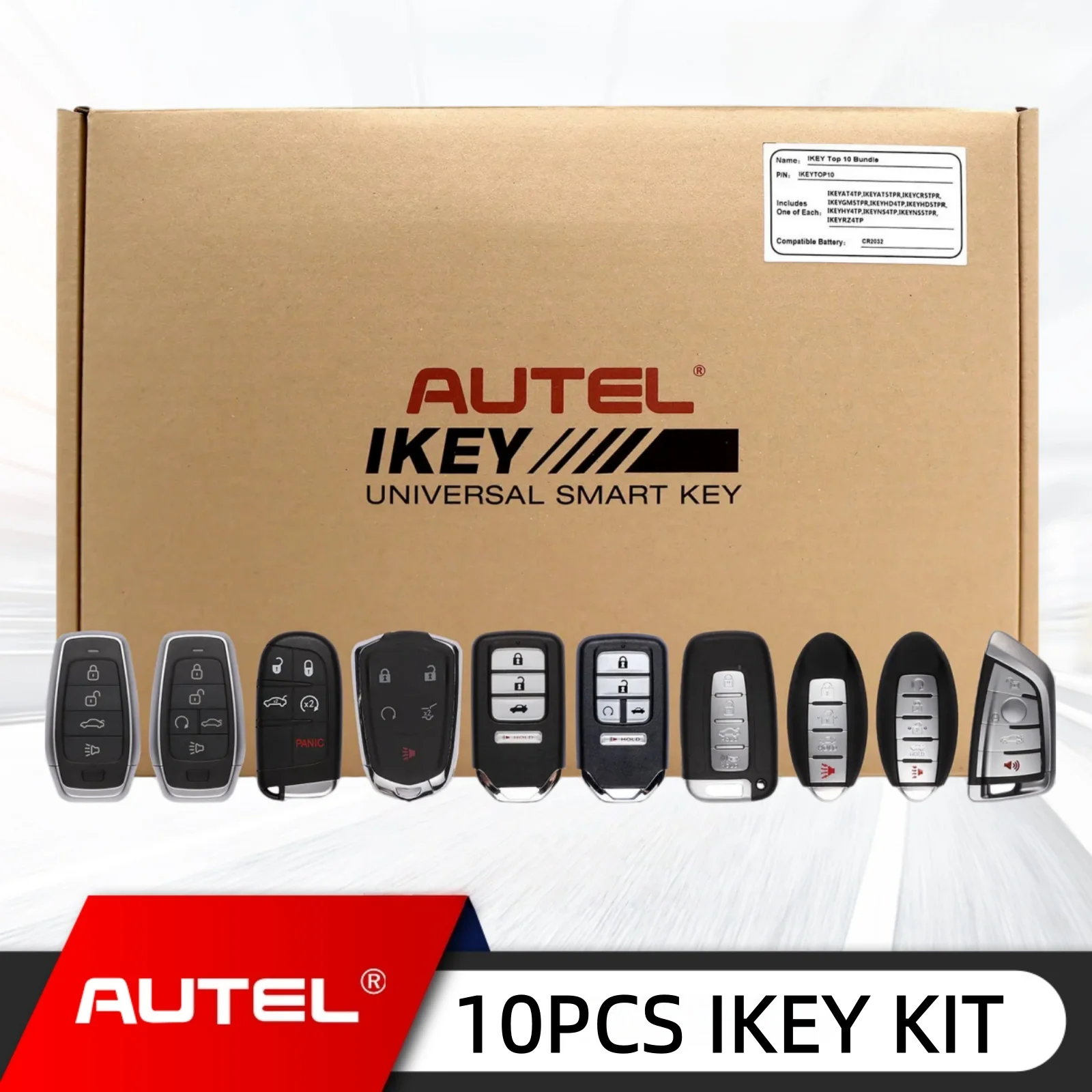 10PCS Kits Autel Best-Selling IKEY Smart Keys IKEYAT004CL AT005BL CL005AL GM005AL HD004AL HY004AL NS004AL  NS005AL BW004AL
