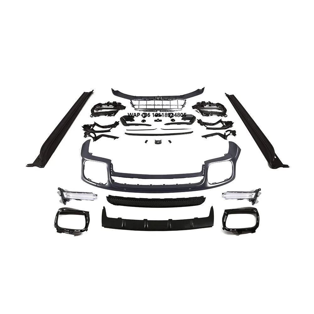 

2021-2023 for for Upgraded Sport Design Front Rear Bumpers Side Skirts Polypropylene Material Bolt-On Installation New