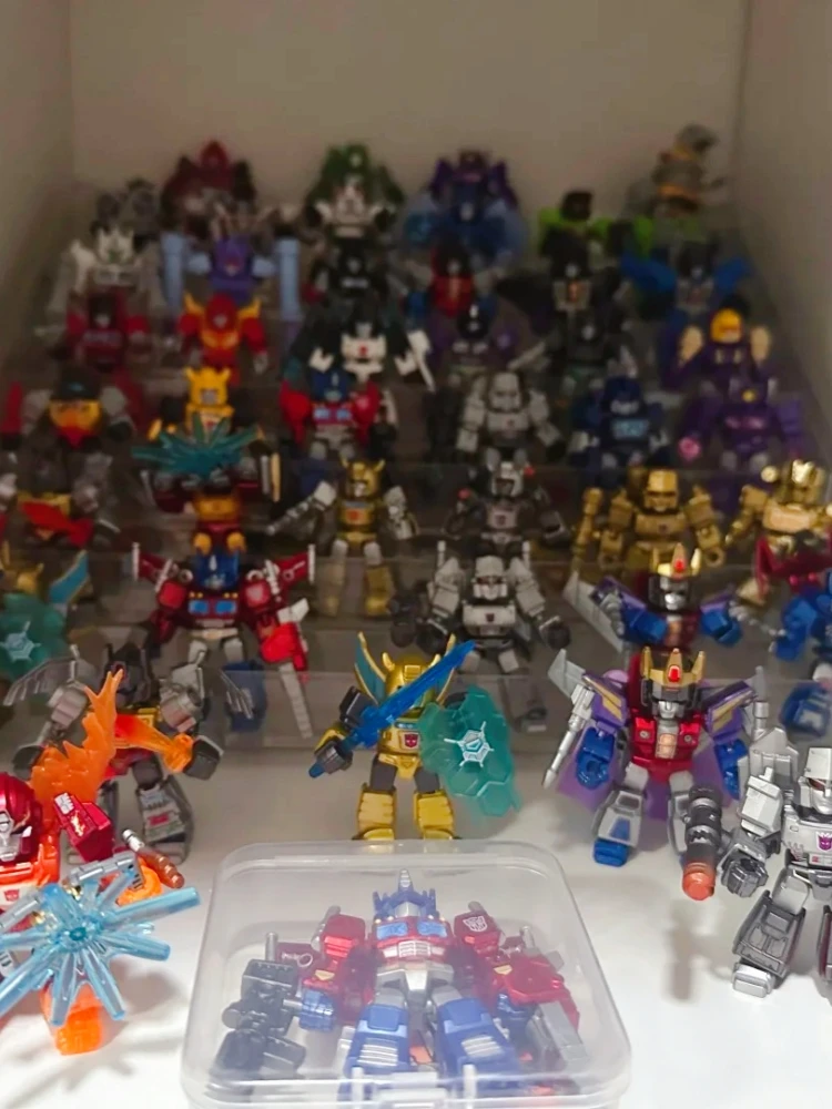 Hot Blokees Transformers Defender Version 1234 édition étoilée boîte aveugle toutes séries modèle d'assemblage de Robot caché pour enfants jouet cadeau