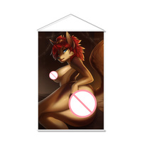 Sexy Ayn Anime Furry Wall Scroll Hanging Poster Home Decor Painting