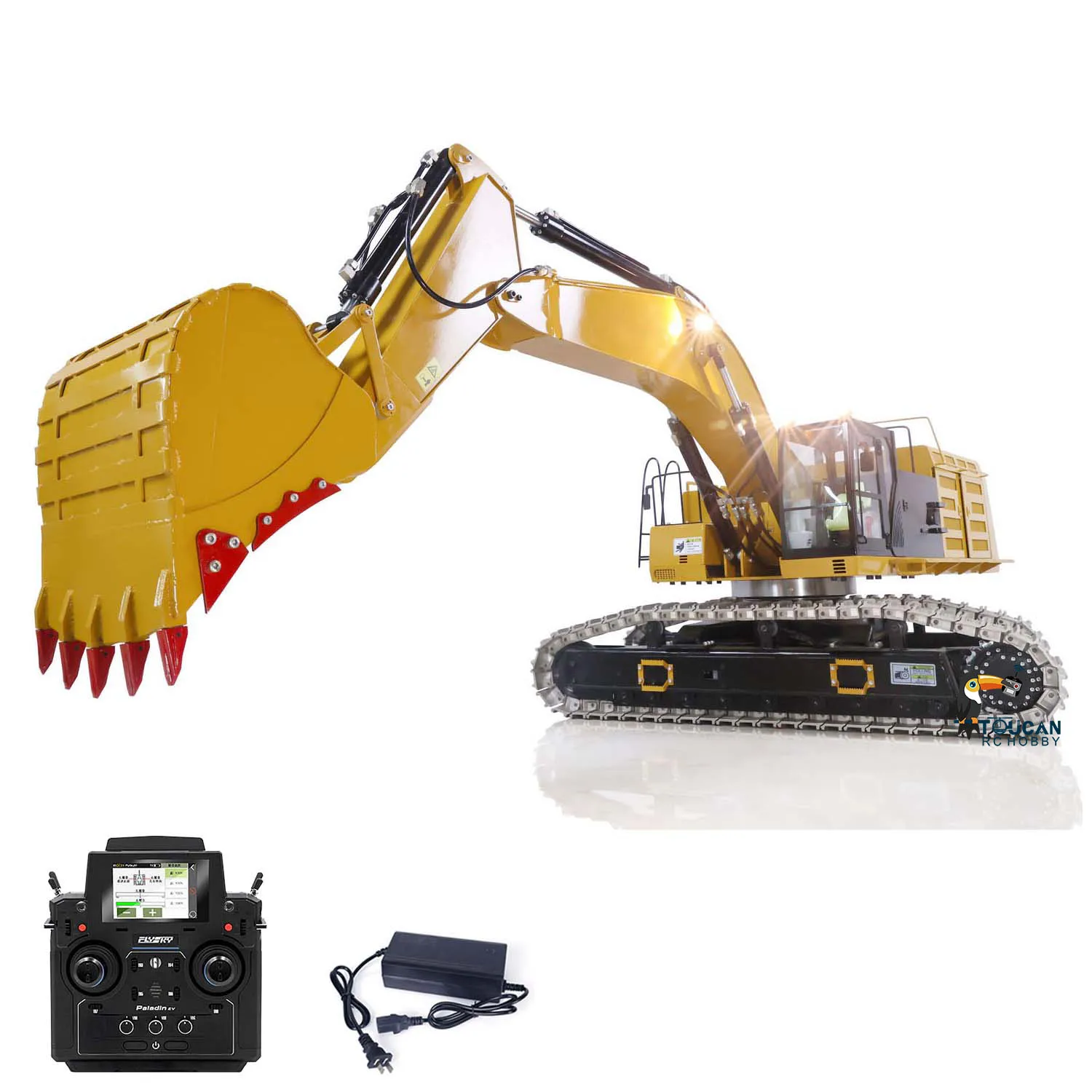 1/8 390F RC Hydraulic Excavator Metal Heavy Duty Construction Vehicles TOUCAN HOBBY Brushless Motor Models