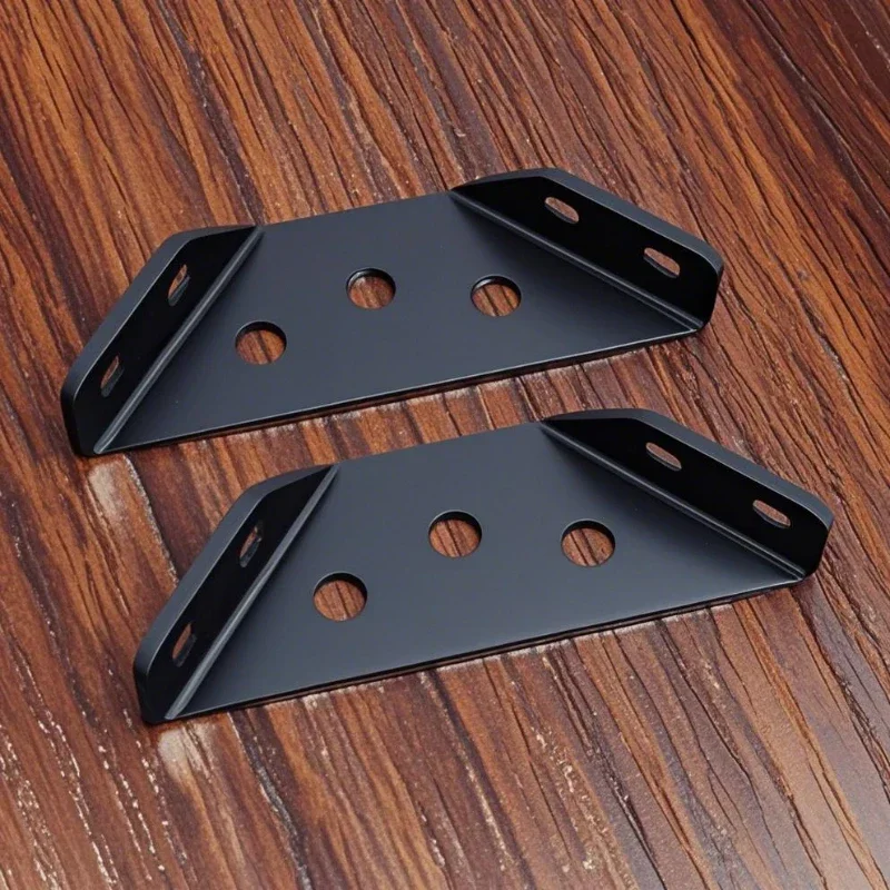 Black multifunctional corner bracket fastener furniture corner connector, fixed furniture, suitable for tables, chairs, cabinets
