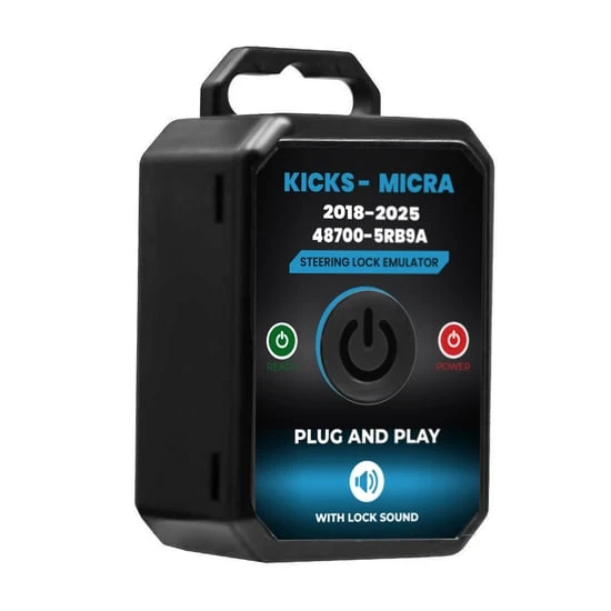 Steering Lock Emulator for Nissan Kicks Micra 2018-2025 for Dacia Duster With Lock Sound Plug and Start No Programming Required